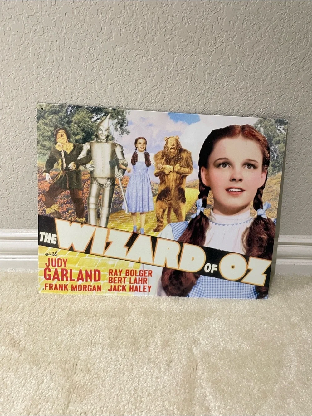 The Wizard of Oz Movie Poster Print - Yellow, Blue, Brown